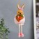 Souvenir "Bunny in a fur coat with carrots" mix 6x12 cm