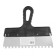 Sparta 85143 spatula, 8x8 mm tooth, stainless steel, plastic handle, 250 mm