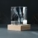 Souvenir glass backlight "Rectangle. Glass and wine" Tree, USB 7x7x10