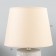 Sandra table lamp E14 40W gray 22.5x22.5x36 cm Risalux