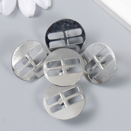 Holder for double wick metal 2.2x2.2 cm-1