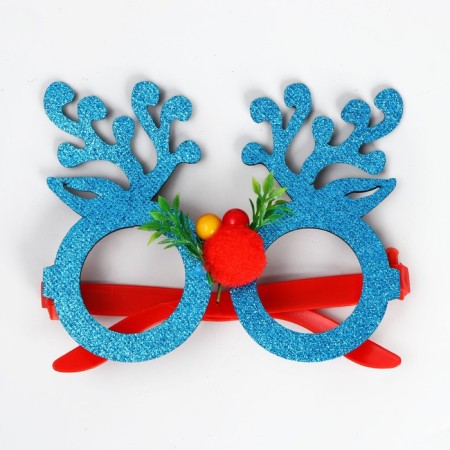 Carnival glasses "pattern", blue color-1