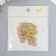 Decor for creativity plastic "Crystal flower" set 20 pcs 1.2x1.2 cm