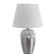 E14 40W Belo-chromovye table lamp "Assami" 22.5x22.5x35 cm Risalux
