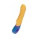 Unrealistic vibrator PMV Tone G-Spot, silicone, yellow, 23 cm
