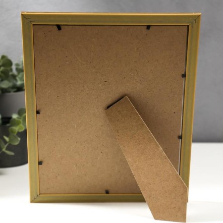 Photo frame plastic 20x25 cm "Golden spiral on gold" 28x23 cm-3