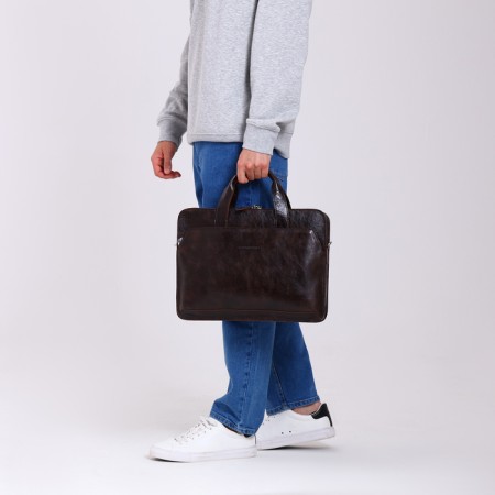 Male bag, igermann, brown color-5