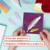 A set of color holographic paper "Starks", A4, 8 pcs, mix 80 g/m2, 21x29.7 cm Samara
