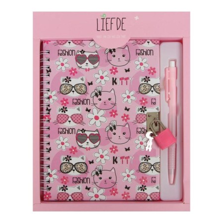 Notebook in a gift box, A5, 45 sheets, on the castle, on the crest, line, with a pen, mix-1