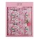Notebook in a gift box, A5, 45 sheets, on the castle, on the crest, line, with a pen, mix
