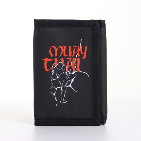Children's wallet on Velcro "chosen", black color