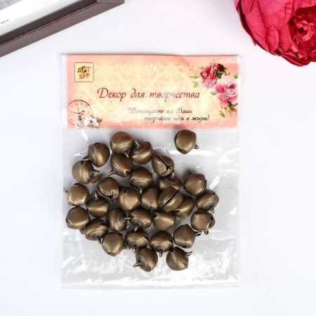 Set of decor for creativity Metal "under bronze" d = 1.4 cm set 30 pcs-3