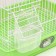 Poultry cell equipped BD-2/1D, 32 x 22 x 45 cm, green