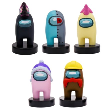 Set of figures-stamps Yum AMONG US, 5 pcs, mix