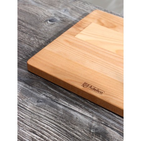 Board-board for feeding the steak ADELICA, 28 × 22 × 1.8 cm, birch-4