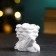 Svessel "Branch with cones" White, 10x5x6cm
