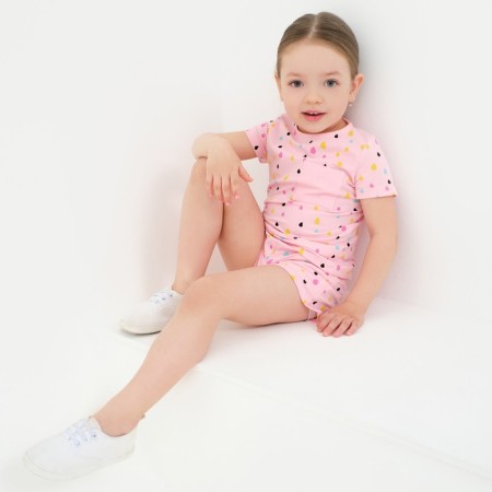 Шорты для девочки с рюшей KAFTAN "Unicorn", размер 34 (122-128)-5