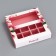 Box for 8 sweets + chocolate, with the Present window, 17.7 x 17.8 x 3.8 cm. Confectionery packaging