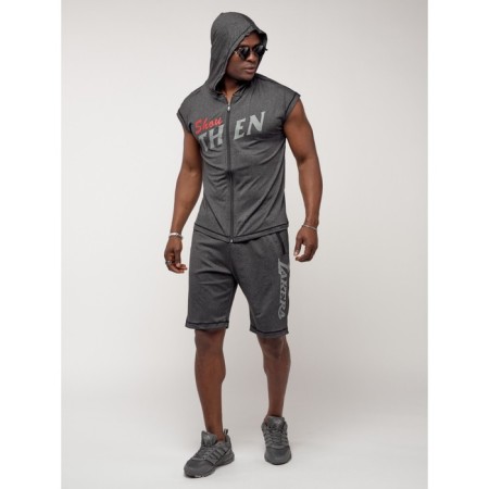 Sports suit men's, size 46-48, dark gray color-2