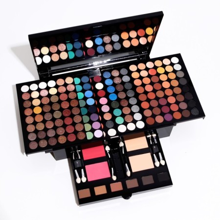 Professional makeup set (shadows for eyebrows, eyelids, blush, proofreaders)-2