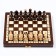 Chess Polish Madon "Pearls", 28 x 28 cm, King H-6.5 cm, pawn H-3 cm