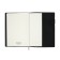 Organizer, A5, 128 sheets, a cage, a cover of leatherette, with a side bookmark, "Business", Black