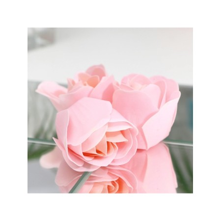 Soap roses, pink, set of 3 pcs.-6