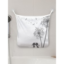 Organizer in a bathtub on the suction cups “Romance at Dandelions”, for storing toys and trifles, size 33x39 cm