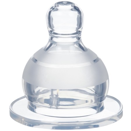 A nipple for a bottle, +6 months, fast flow, classic throat 35mm.