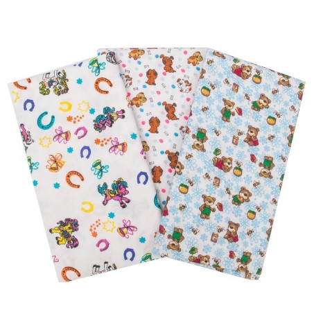 Children's flannel diaper, mixing color, size 75x130 cm, 100% cotton, 170 gm-4