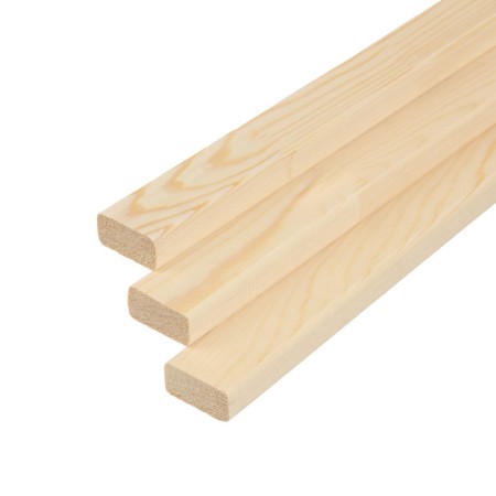 Decorative bar of a fraught 1,8x5x300cm straight with a chamfer of corner