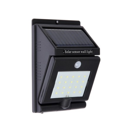 Lamp on the sunny battery "Start", 10x5x13 cm, 20LED, IP65, rotary, white-4
