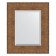 Mirror with fatset in a baguette frame, copper chain mail 88 mm, 47x57 cm