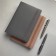 Automatic BrunovisConti Milano, 1.0 mm BrunovisConti Handle, Soft Touch's matte brown case, blue ink