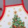 Apron "Ethel: New Year's fairy tale", 65 × 60 cm, 100 % cotton, sarzha, 190 g/m²