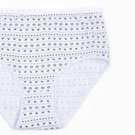 Panties female color white, size 52-54-1