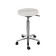 The prize chair is low, d = 45 cm, pneumatic lift, five -pound chrome, white color