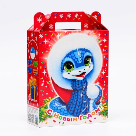 Gift box New Year's cornfield 17 x 7 x 25.5 cm-1