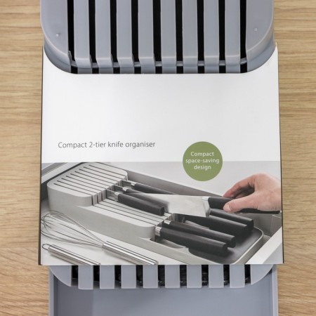 A tray for knives and cutlery Harm, the color is gray-5
