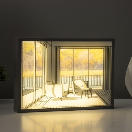Night Autumn LED 3W white 3.5x15.5x21.5 cm Risalux-4