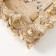 Polystone photo frame 10x15 cm "Pionovid roses" golden aged 16.6x2.9x21.3 cm