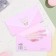The envelope for the money "Happy Life!" butterfly on pink, embossing, 17 x 8 cm