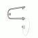 Terminus heated towel rail P-shaped, 500x200 mm, chrome
