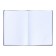 Book of accounting, 144 sheets, boumvinyl cover, offset block, cage, blue color, sticker