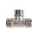 Aqualink tee, 1/2 ", outer thread, nickel -plated brass