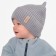 Children's hat minku, rr 46-48, gray color