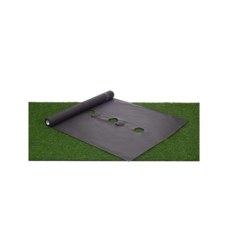 Mulching material, with perforation, 10 × 0.8 m, density 60 g/m², with UV stabilizer, black-4