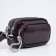Cross-Bodi bag with zipper, burgundy color