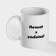 Homeleon mug ceramic shade “Dream and smile”, 350 ml, white color