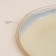 A set of porcelain plates SL Home "Wave Sardinia", d = 27.5 cm, beige color